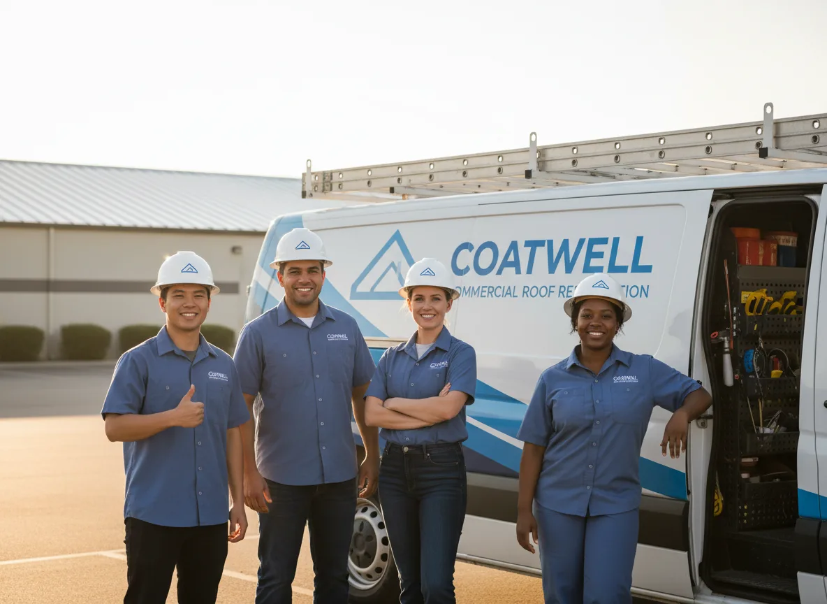 Commercial roof coating company in Wagner, SD